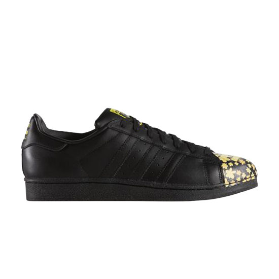 Pharrell x Superstar 'Mr. Supershell - Black Yellow Floral' ᡼