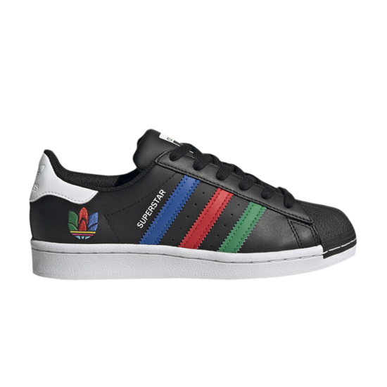 Superstar J 'Colorful Stripes - Core Black' ᡼