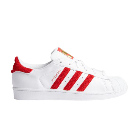 Wmns Superstar 'White Collegiate Red' ᡼