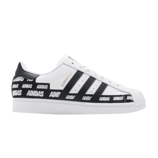 Superstar 'Wordmark Heel Stripe - White Black' ͥ