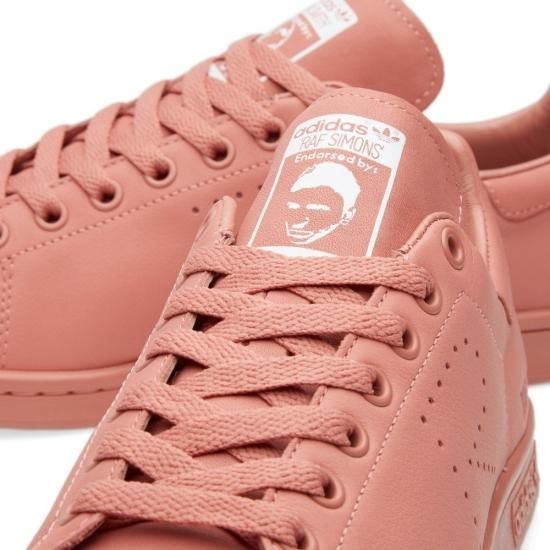 Adidas stan smith raf simons ash pink sale