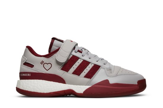 Human Made x Forum Low 'Grey Burgundy' ᡼