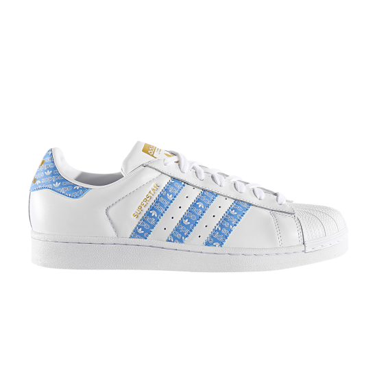 Superstar 'Real Blue Logo Print' ᡼