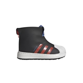 Superstar 360 Rain Boot Infant 'Black Bright Red'