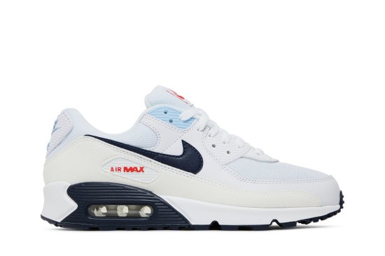 Air Max 90 'White Midnight Navy' ᡼