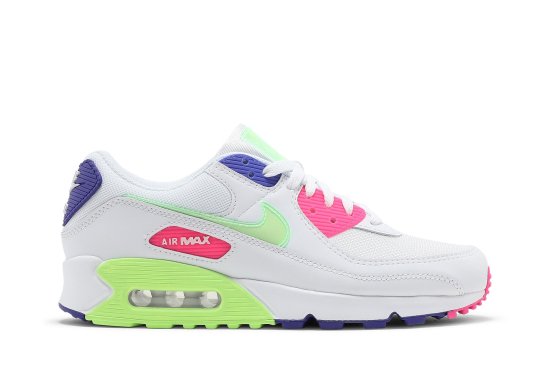 Wmns Air Max 90 'White Indigo Burst Volt' ᡼