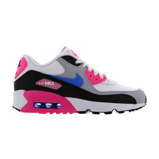 Air Max 90 Leather GS 'White Photo Blue Pink' ͥ