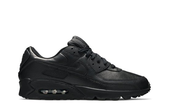 Air Max 90 Leather 'Triple Black' ᡼