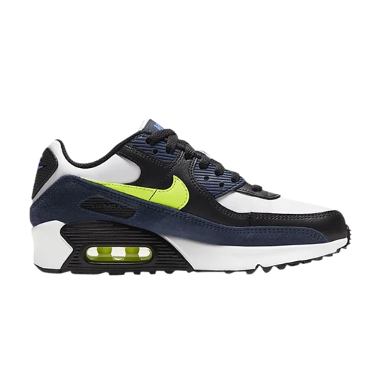 Air Max 90 Leather GS 'Midnight Navy Volt' ᡼