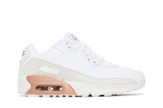 Air Max 90 Leather GS 'White Metallic Red Bronze' ͥ