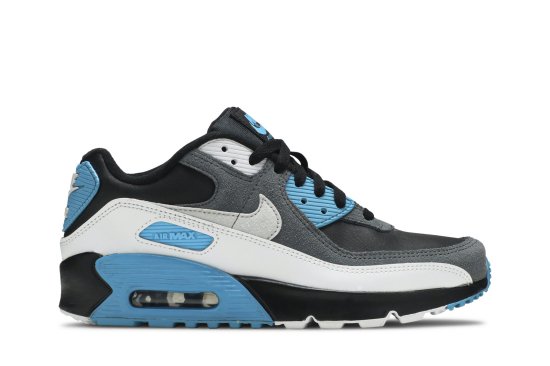 Air Max 90 Leather GS 'Black Dark Grey' ᡼