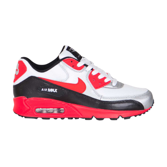 Air Max 90 GS 'White Light Crimson Black' ᡼