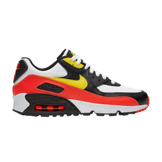 Air Max 90 Leather GS 'Chrome Yellow Black Crimson' ᡼