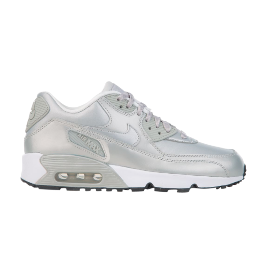 Air Max 90 SE Leather GS 'Metallic Platinum' ᡼