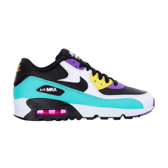 Air Max 90 Leather GS 'Black Clear Jade' ᡼