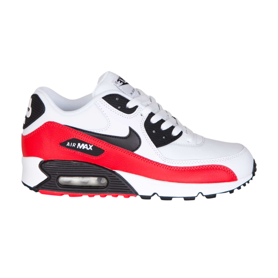 Air Max 90 GS 'White Black Crimson' ᡼