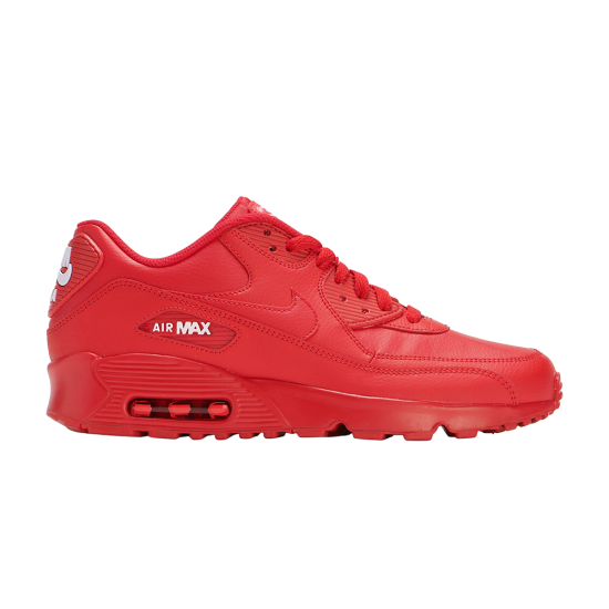 Air max on sale 90 red leather