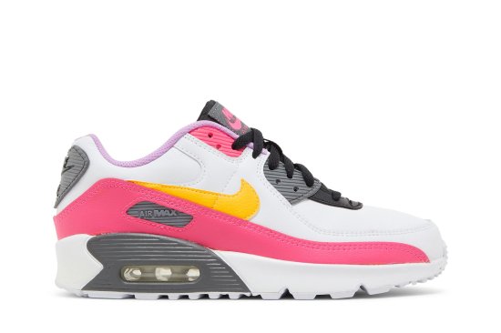 Air Max 90 GS 'White Hyper Pink Orange' ᡼