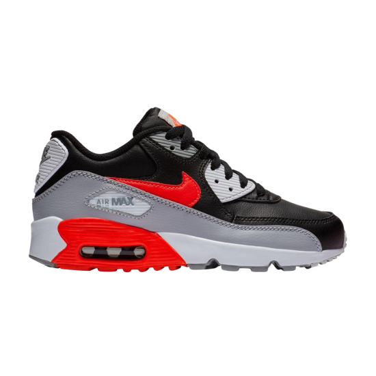 Air Max 90 Leather GS 'Wolf Grey Crimson' ᡼