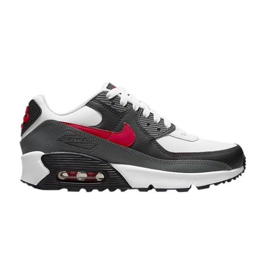 Air Max 90 Leather GS 'Iron Grey University Red' ᡼