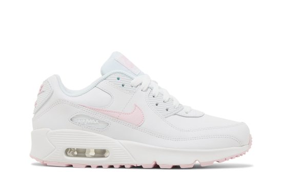 Air Max 90 Leather GS 'White Pink Foam' ᡼