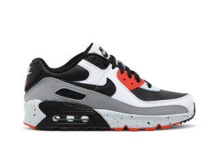 Air Max 90 Leather GS 'White Turf Orange Speckled' ͥ