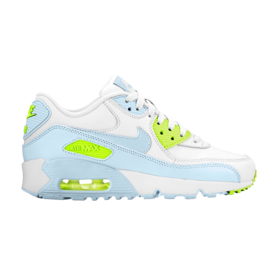 Air Max 90 Leather GS 'Glacier Blue Volt' ᡼