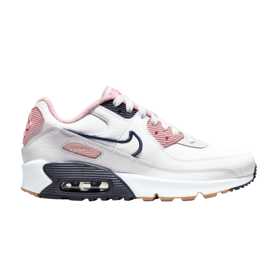 Air Max 90 Leather SE GS 'White Pink Glaze' ᡼