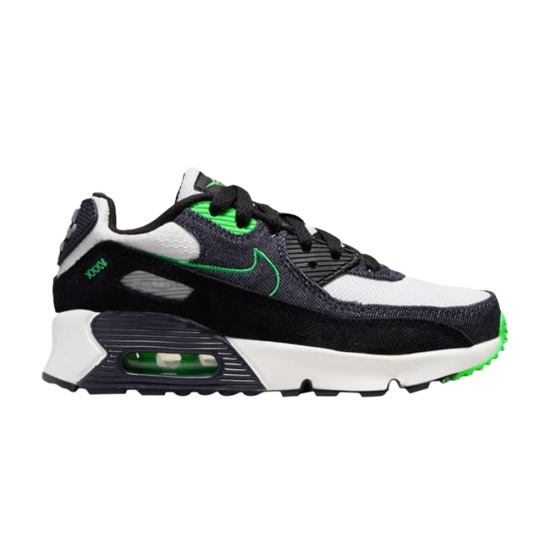 Air Max 90 Leather SE PS 'Black Scream Green' ᡼