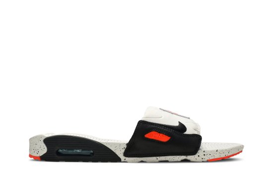 Air Max 90 Slide 'White Turf Orange Speckled' ᡼