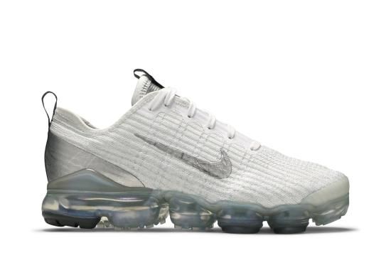 Air VaporMax Flyknit 3 GS White Silver NBA