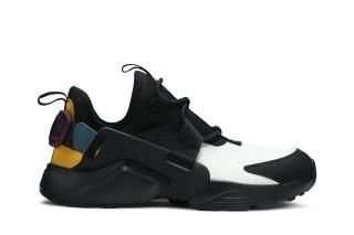 Wmns Air Huarache City Low 'Light Silver Black'