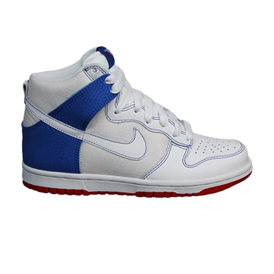 Wmns Dunk High 'White Varsity Royal' ᡼