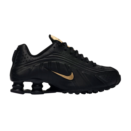 Shox R4 GS 'Black Metallic Gold' ᡼