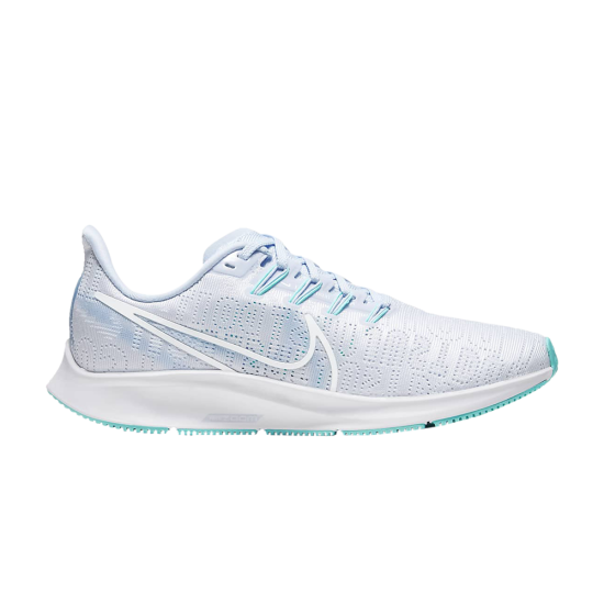 Wmns Air Zoom Pegasus 36 Premium 'Football Grey Hydrogen Blue' ᡼