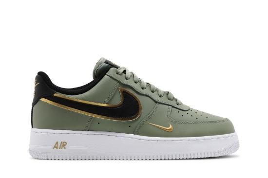 Air Force 1 07 LV8 Metallic Swoosh Pack Oil Green NBA