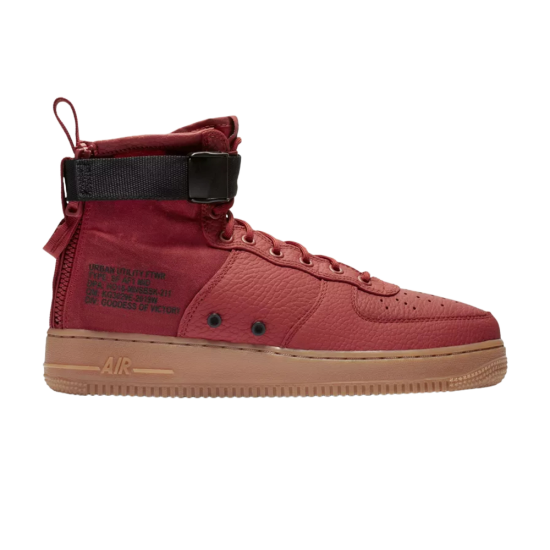 SF Air Force 1 Mid 'Dune Red' ᡼