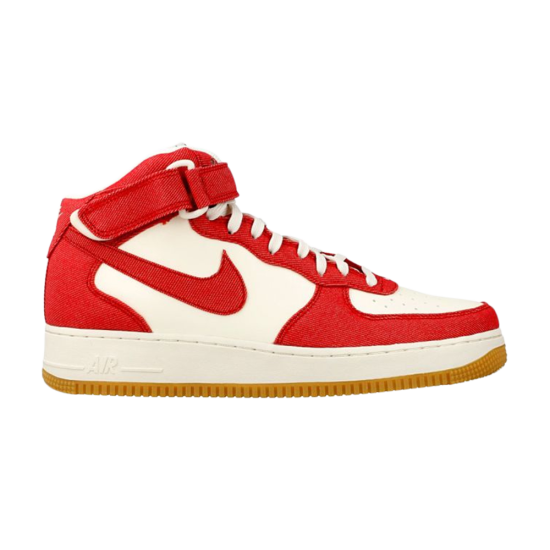 Air Force 1 Mid '07 'University Red' ᡼