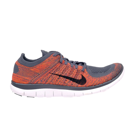 Free 4.0 Flyknit 'Dark Grey Crimson' ᡼