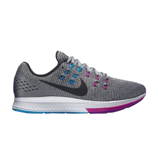 Wmns Air Zoom Structure 19 Wide 'Cool Grey Fuchsia Flash'
