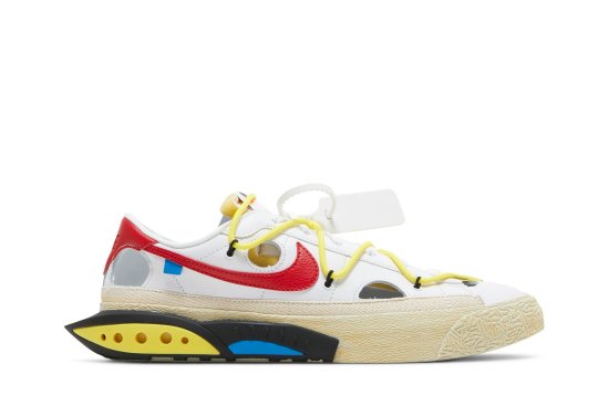 Off-White x Blazer Low 'White University Red' ᡼