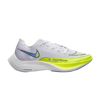 ZoomX Vaporfly Next% 2 'White Volt Racer Blue'