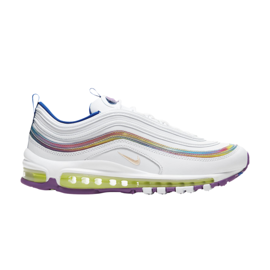 Wmns Air Max 97 SE 'White Iridescent Stripes' ᡼