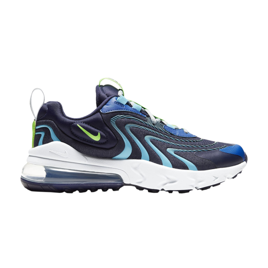 Air Max 270 React ENG GS 'Blackened Blue' ᡼