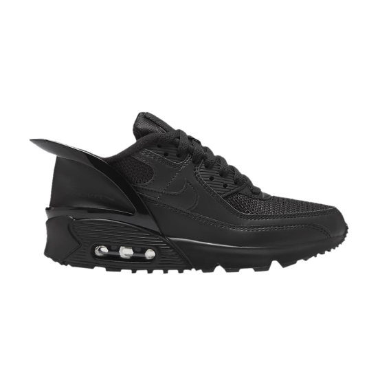 Air Max 90 FlyEase GS 'Triple Black' ᡼