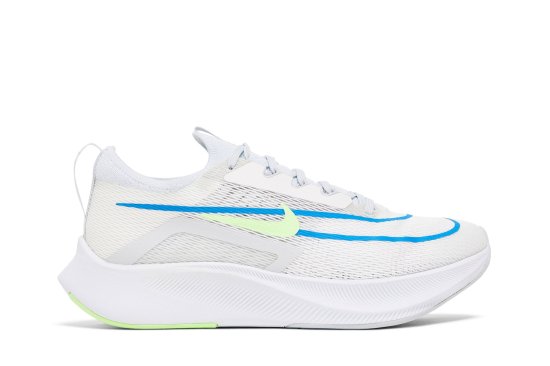 Zoom Fly 4 'White Imperial Blue Lime Glow' ᡼