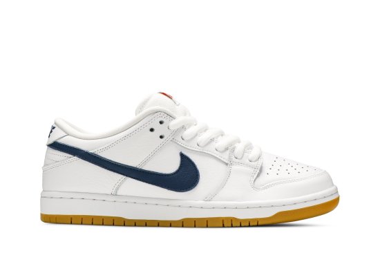 Dunk Low Pro ISO SB 'Orange Label - White Navy' ᡼