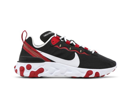 Wmns React Element 55 'Black Gym Red' ᡼