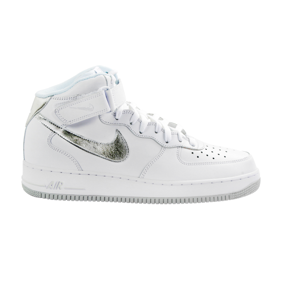 Air Force 1 Mid '07 'White Silver' ᡼