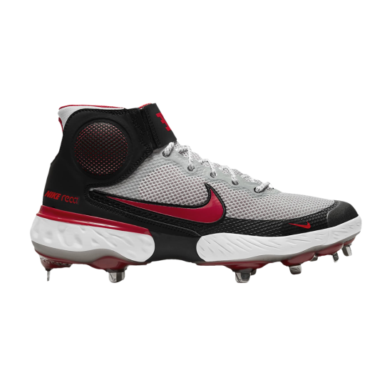 Alpha Huarache Elite 3 Mid 'Light Smoke Grey University Red Alpha Huarache Elite 3 Mid 'Light Smoke Grey University Red